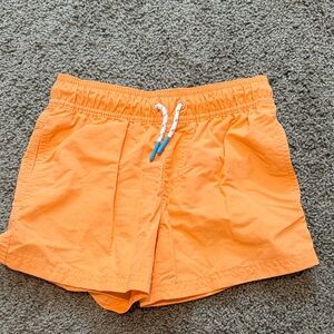 Art class orange swim trunks